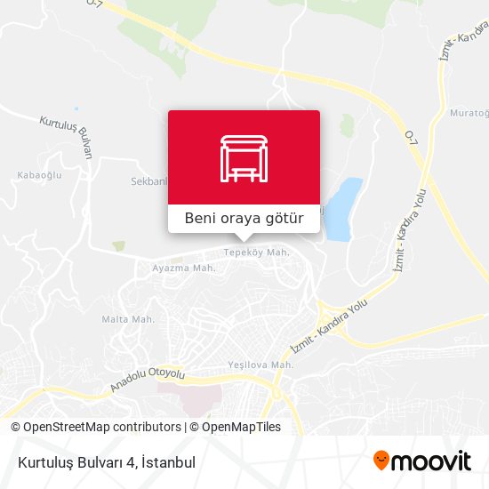Kurtuluş Bulvarı 4 harita