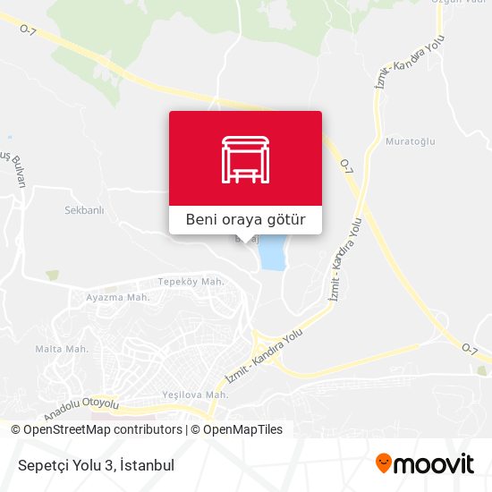 Sepetçi Yolu 3 harita