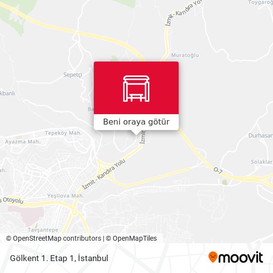Gölkent 1. Etap 1 harita