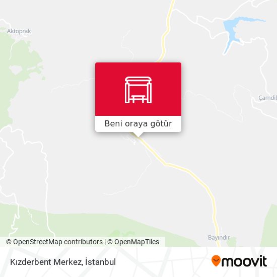 Kızderbent Merkez harita