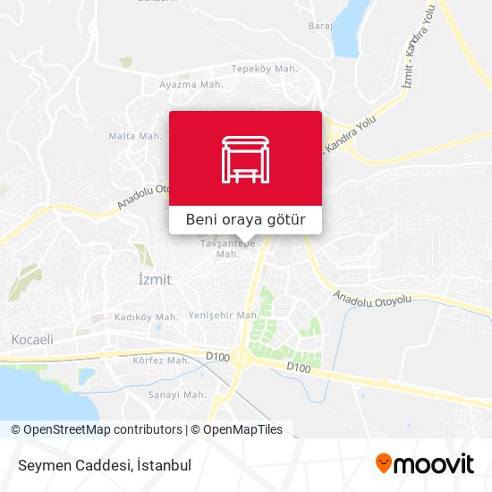 Seymen Caddesi harita