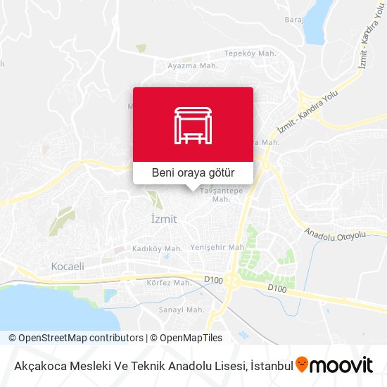 Akçakoca Mesleki Ve Teknik Anadolu Lisesi harita