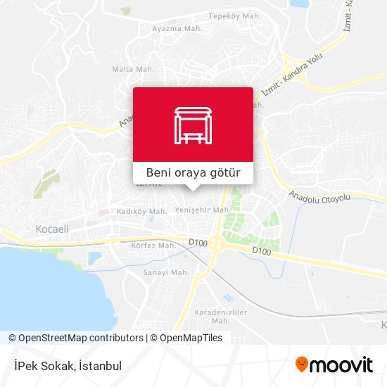 İPek Sokak harita