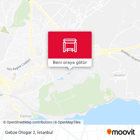 Gebze Otogar 2 harita