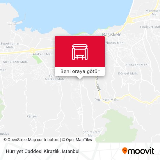 Hürriyet Caddesi Kirazlık harita