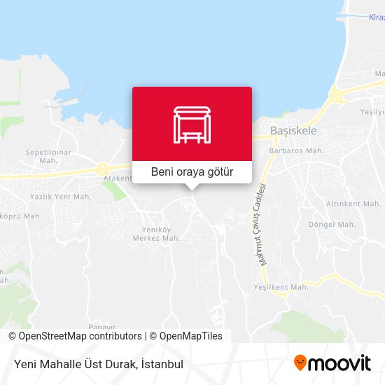 Yeni Mahalle Üst Durak harita
