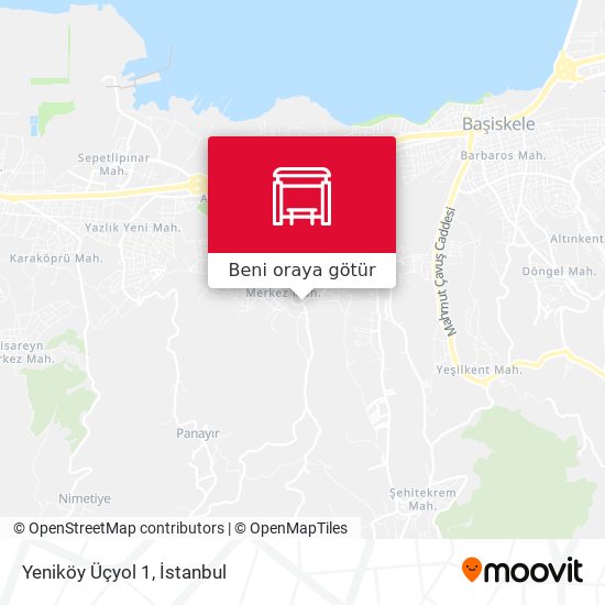 Yeniköy Üçyol 1 harita