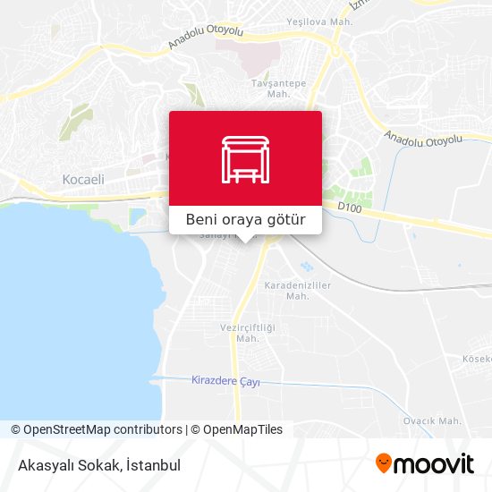Akasyalı Sokak harita