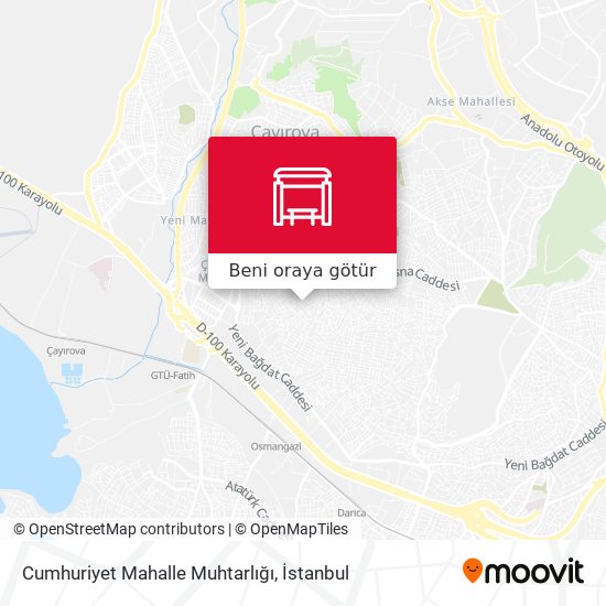 Cumhuriyet Mahalle Muhtarlığı harita