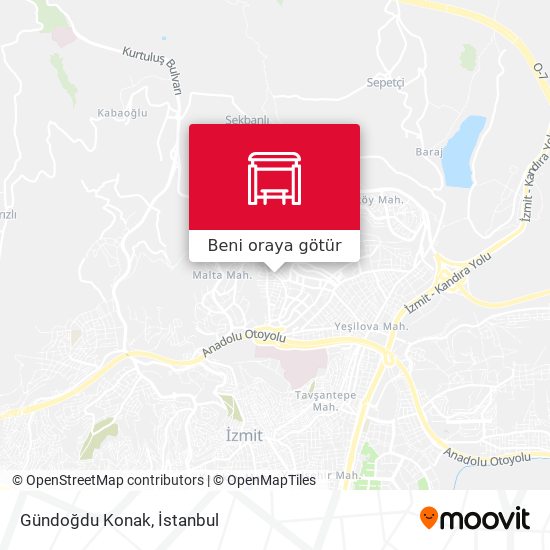 Gündoğdu Konak harita