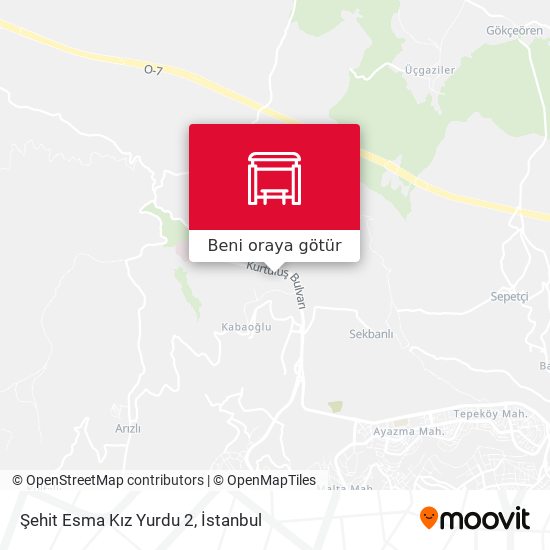 Şehit Esma Kız Yurdu 2 harita