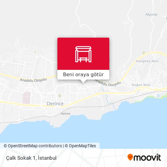 Çalk Sokak 1 harita