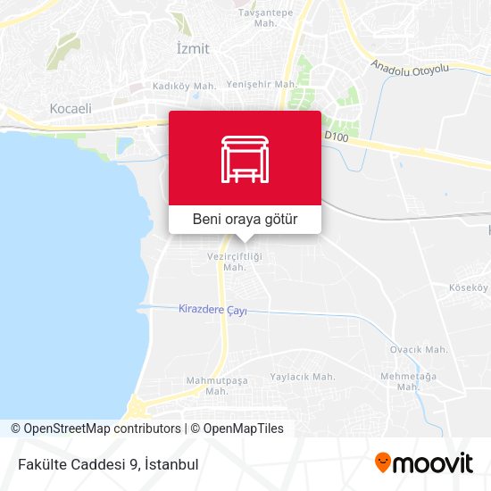 Fakülte Caddesi 9 harita