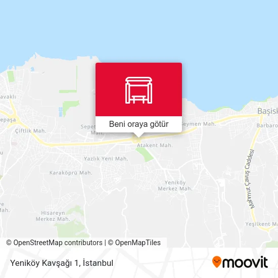 Yeniköy Kavşağı 1 harita