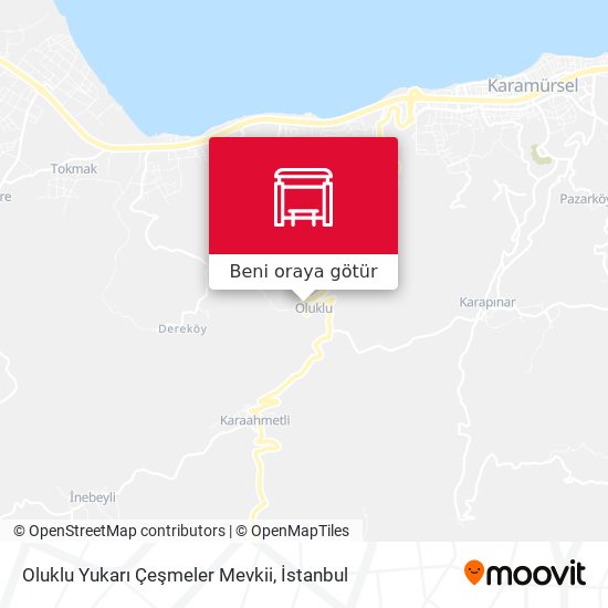 Oluklu Yukarı Çeşmeler Mevkii harita