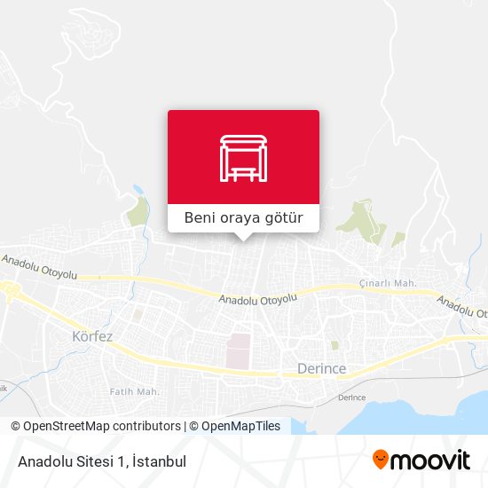 Anadolu Sitesi 1 harita