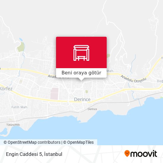 Engin Caddesi 5 harita