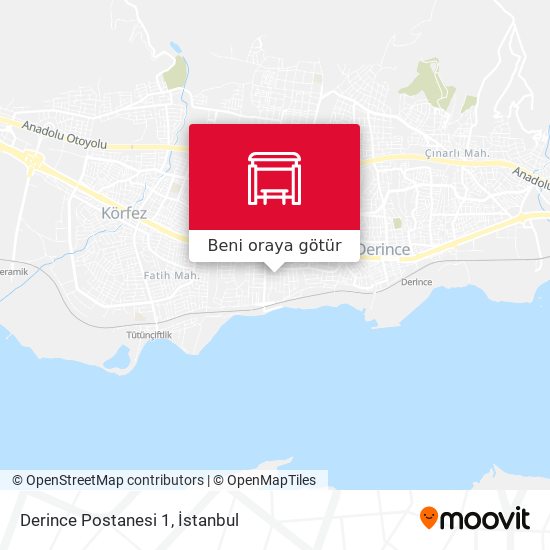 Derince Postanesi 1 harita