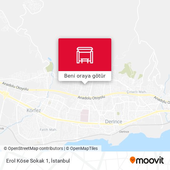 Erol Köse Sokak 1 harita