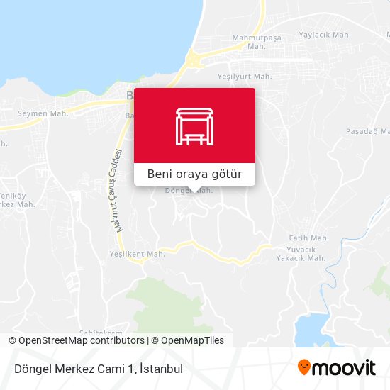 Döngel Merkez Cami 1 harita