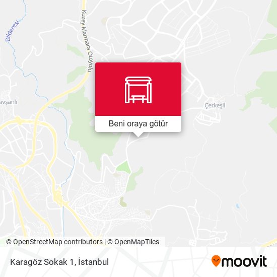 Karagöz Sokak 1 harita