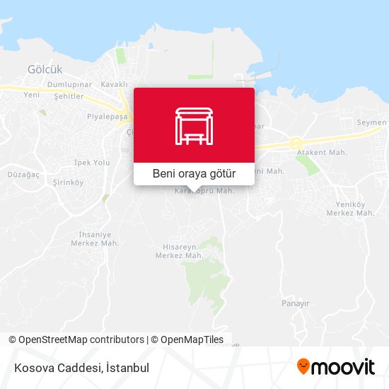 Kosova Caddesi harita