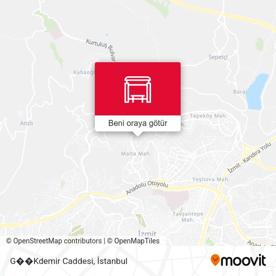 G��Kdemir Caddesi harita