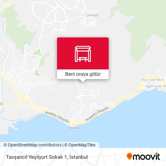 Tavşancıl Yeşilyurt Sokak 1 harita