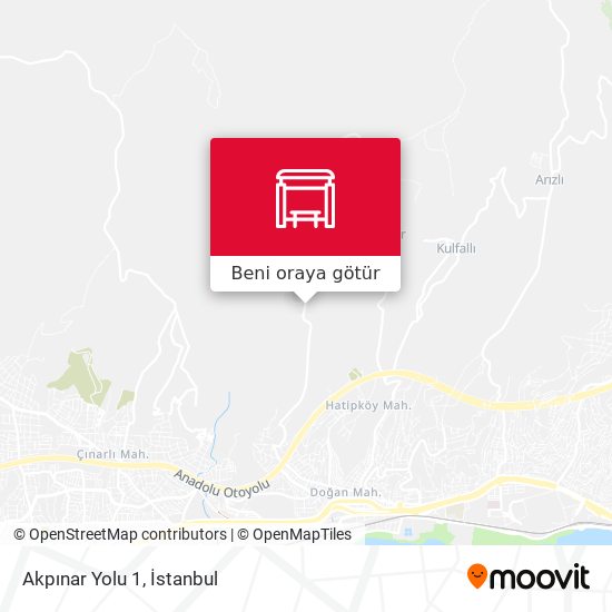 Akpınar Yolu 1 harita