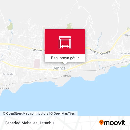 Çenedağ Mahallesi harita