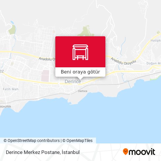 Derince Merkez Postane harita