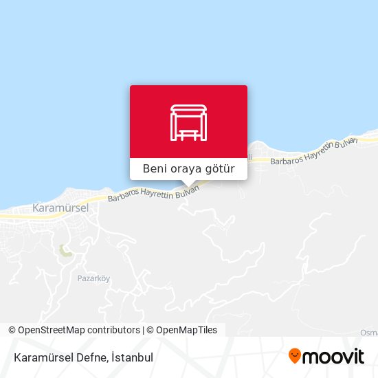 Karamürsel Defne harita