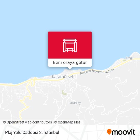 Plaj Yolu Caddesi 2 harita