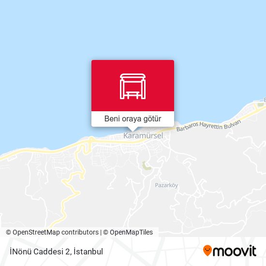 İNönü Caddesi 2 harita