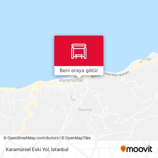 Karamürsel Eski Yol harita