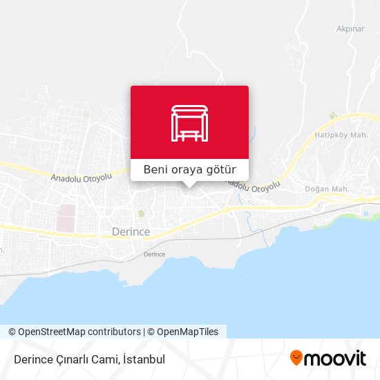 Derince Çınarlı Cami harita