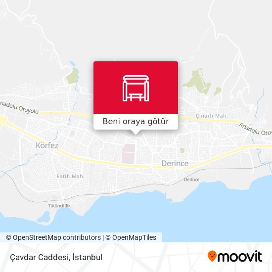 Çavdar Caddesi harita