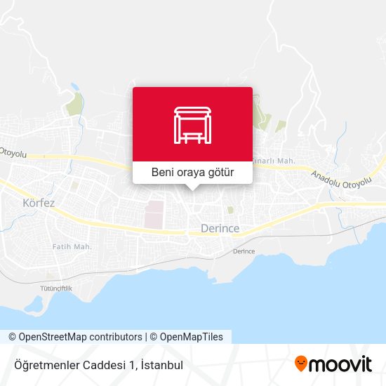 Öğretmenler Caddesi 1 harita