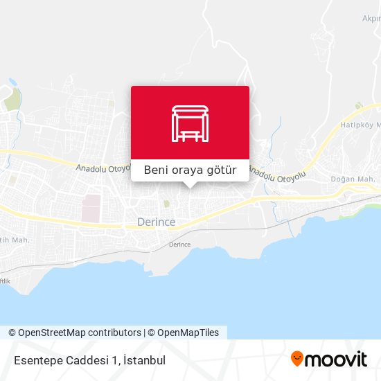Esentepe Caddesi 1 harita