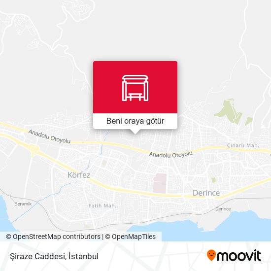 Şiraze Caddesi harita