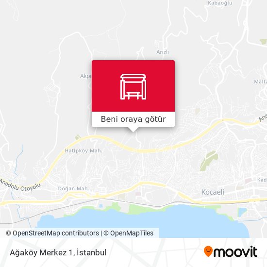 Ağaköy Merkez 1 harita