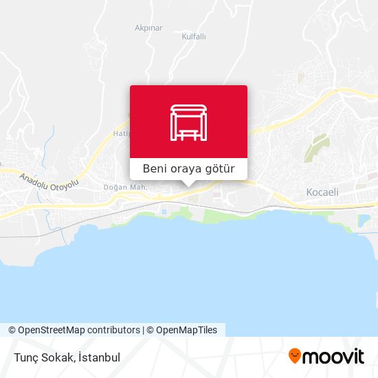 Tunç Sokak harita