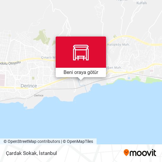 Çardak Sokak harita