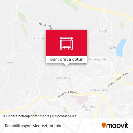 Rehabilitasyon Merkezi harita