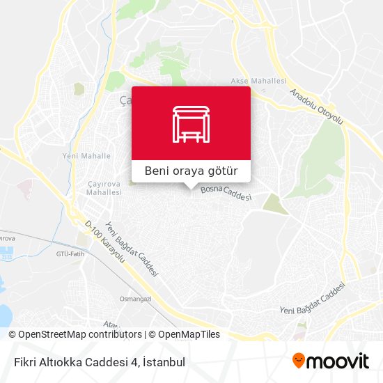 Fikri Altıokka Caddesi 4 harita