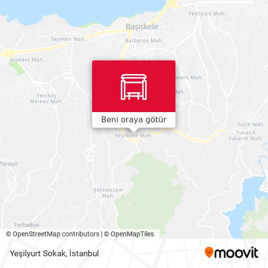 Yeşilyurt Sokak harita