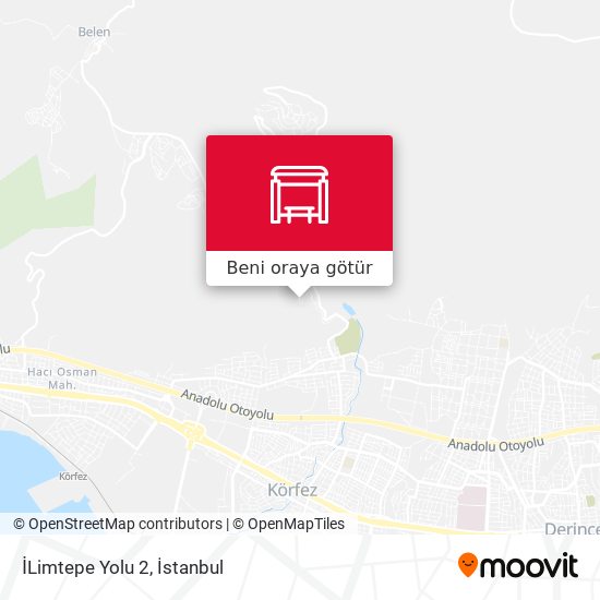 İLimtepe Yolu 2 harita
