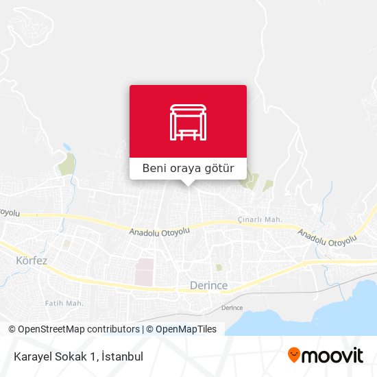 Karayel Sokak 1 harita