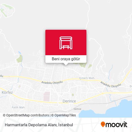Harmantarla Depolama Alanı harita