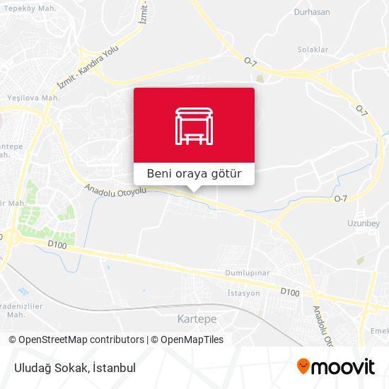 Uludağ Sokak harita